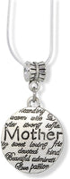 Emerald Park Jewelry Mother with Wise Strong Loving Devoted Warm Love Passionate Charm Snake Chain Necklace