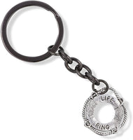 Emerald Park Jewelry Life Saver Life Ring Charm Keychain, Silver, Medium