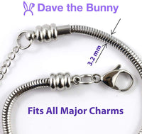 EPJ Babysitter Bracelet | #1 Baby Sitter Stainless Steel Snake Chain Charm Bracelet