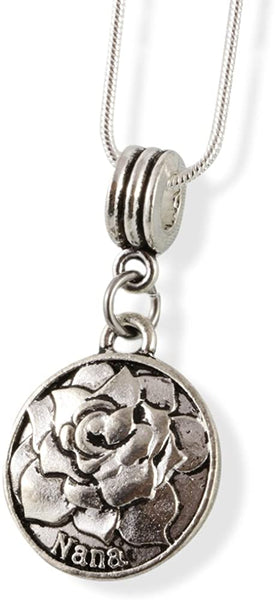 Nana Necklace Pendant Gift Gifts For Grandma Grandmother Jewelry Jewlry Charm Accessories Stuff Gift for Men Women Decor Nanna Nano Nona
