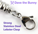 Koi Fish Jewelry | Stainless Steel Snake Chain Charm Bracelet