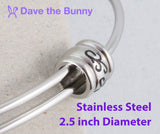 Medical Alert Diabetic ID Bracelet Bangle Stainless Steel Gift for Women and Men Awareness Jewelry