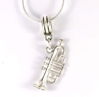 Trumpet Jewelry | Trumpet Charm on a Trumpet Necklace for Women These are Great Trumpet Gifts for Women and Trumpet Jewelry for Men A Nice His and Her Music Necklace for a Friend or Relative