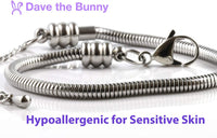 Chinese Symbol Mother and Son Snake Chain Charm Bracelet