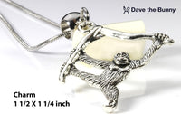 Monkey Necklace - Stainless Steel Jewelry for Women and Girls Monkey Pendant, Gift for Monkey Lovers, Chinese Zodiac Charm Cute, Playful, and Stylish Accessory Monkeys and Monkey Gifts for Adults