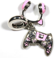 Gamer Girl Accessories - Gamer Jewelry and Gamer Girl Gifts great for Gamer Couple gifts or Video Game Shoe Charms and Gamer Charms or Video Game Charms as Cute Gamer Accessories for a Gaming Couple