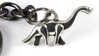 Dinosaur Keychain | Brontosaurus Key Chain for Dinosaur Lovers a Dino Keychain Bulk Fun Keychain for Women or Men a Dinosaur Key Chain or Jurassic Keychain for the Archeologist that you know