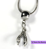 Dave The Bunny Dragon Necklace for Men and Women - Dragon Jewelry for Women of a Great Dragon Claw Necklace