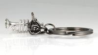 Music Keychain | This Trumpet Accessories or Trumpet Keychain makes Great a Great Trumpet Awards for a Music Student or Music Teacher as a Music Instrument Keychain or Musical Instrument Keychains