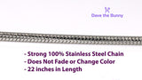 EPJ Light Bulb Necklace | Idea Charm Snake Chain Pendant