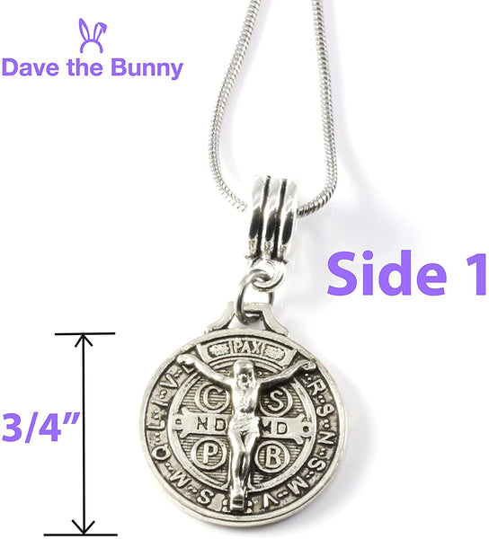 2 St Benedict Medal - Exorcism - Medalla De San Benito -Blessed –  Catholically