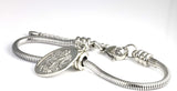 Archangel Michael Bracelet | St Michael Religious Bracelets for Women Hypoallergenic Stainless Steel Snake Chain Charm Bracelet A Saint Michael Bracelet for Saint Michael Police Charm Jewelry