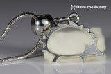 Dave The Bunny Hedgehog Necklace for Women and Men - Hedgehog Accessories and Cute Hedgehog Gifts