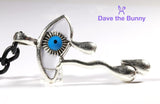 Evil Eye Keychain - Evil Eye Charm Protection Keychain for Women Cute Keychain Accessories for Women or Rear View Mirror Accessories as Good Luck Charm Keychain Evil Eye Gifts for Women and Men