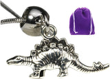 Dinosaur Gifts for Adults Women and Men will Love - Stegosaurus Necklace Dinosaur Necklace for Women and Men makes Great Cute Dinosaur Stuff and Dinosaur Teen Gifts for Dinosaur Lovers Adults Adore