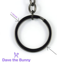 Dave The Bunny Monkey Keychain - Monkey Gifts for Women and Men a Great Animal Keychain