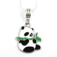 Panda Necklace | Great Panda Gifts for Her a Panda Charm on a 22 inch Snake Chain Panda Gifts for Women and Men or Panda Necklace for Women of a Cute Panda Necklace or Animal Necklace Animal Pendant