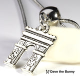 Dave The Bunny Arc de Triumph Necklace - A Great Necklace for Travellers and Lovers of Paris
