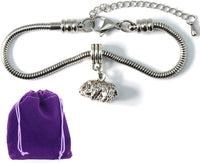 Hamster Bracelet | Jewelry Jewlry Guinea Pig Gerbil Accessories Stuff Gift for Men Women Stainless Steel