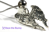 Angel Wing Necklace for Women and Men - A Guardian Angel Necklace for Women or Memorial Necklace and Angel Wing Jewelry for Women and Angel Wing Pendant Necklace for Men and In Memory Necklace