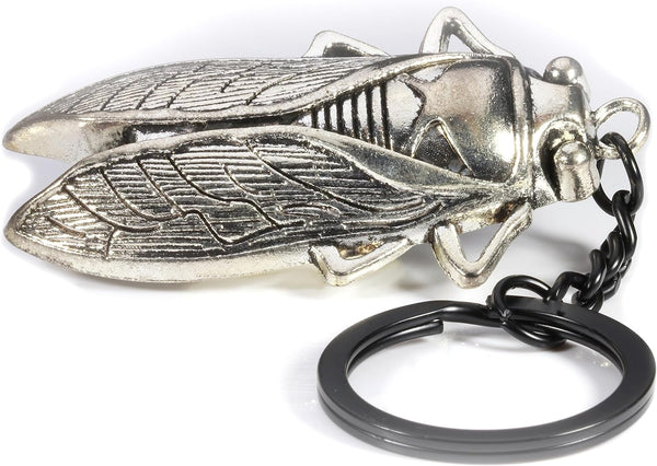 Dave The Bunny Entomology Gifts - Bug Gifts for Adults of a Great Cicada Keychain or Bug Keychain