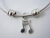 Music Note Bracelet | Music Charm Jewelry Gift for Women and Men