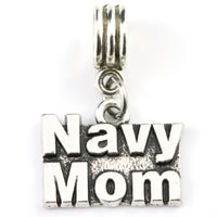 Navy Mom Charm