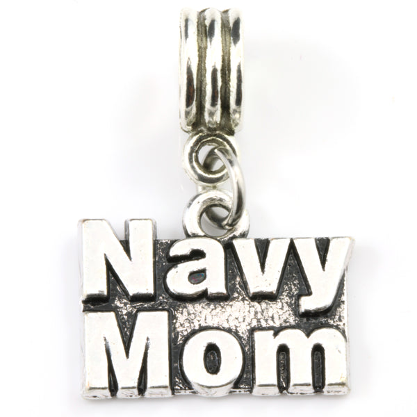 Navy Mom Charm