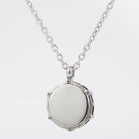 Snare Drum Necklace | Drumming Charm Stainless Steel Chain Necklace